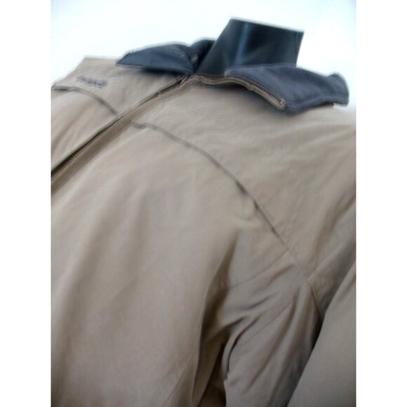 MENS Columbia Khaki Jacket Coat, Size L,  go by measurement - Picture 8 of 11